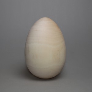 Деревянная заготовка яйцо без подставки 17 см