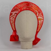 Кокошник "Девичий" КД-01 (красный узор)