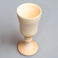 Деревянная заготовка рюмки