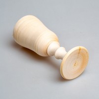 Деревянная заготовка рюмки