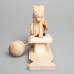 Богородская игрушка  "Медведь за столом"