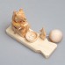 Деревянная богородская игрушка "Мишкин обед"