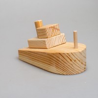 Деревянная заготовка "Кораблик"