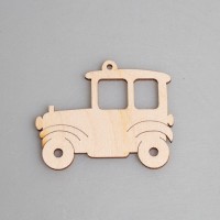 Фигурка-подвес плоская из фанеры "Авто-ретро"