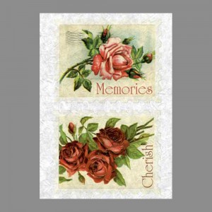 Бумага рисовая IRP 32 x 45 0073 Роза на память "Love2art"