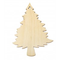 Фигурка из фанеры подвес "Пушистая ёлка"