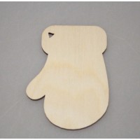 Фигурка подвес "Варежка Деда Мороза" (большая)