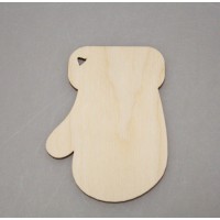 Фигурка подвес "Варежка Деда Мороза" (малая)