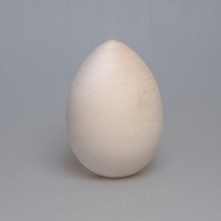 Деревянная заготовка яйцо без подставки 13,5 см