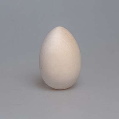 Деревянная заготовка яйцо без подставки 9 см
