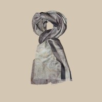 Павловопосадский шарф (палантин) мужской «10374-1»