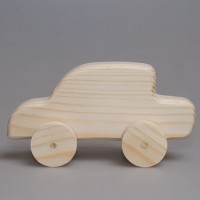 Игрушка из дерева "Автомобиль-1" (на колесиках)