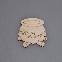 Заготовка для значка из фанеры "Очаг"