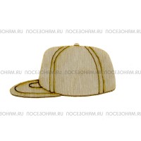 Заготовка для значка из фанеры "Бейсболка"