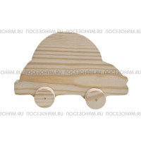 Игрушка из дерева "Автомобиль" (на колесиках)