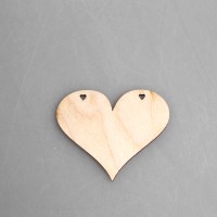 Фигурка-подвес плоская "Сердечко-1"