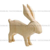 Деревянная трехмерная заготовка "Кролик"