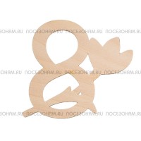 Заготовка плоская из фанеры "8 Марта"