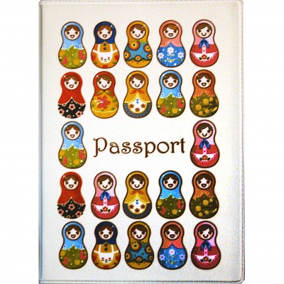Обложка для паспорта "Твой стиль", "Матрешки", 188х134 мм