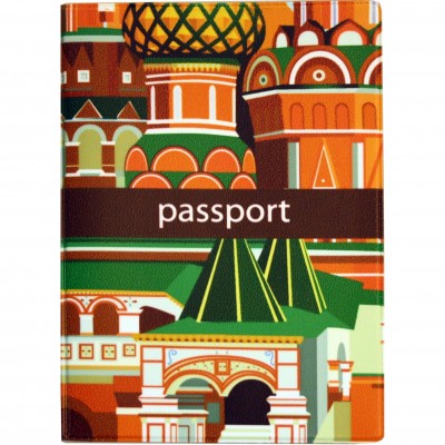 Обложка для паспорта "Собор", 188х134 мм