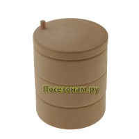 Шкатулка круглая раздвижная (тройная)