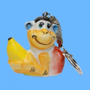 Брелок обезьяна бананчик