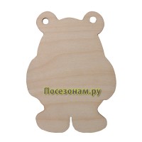 Фигурка плоская "Медвежонок" (подвес)