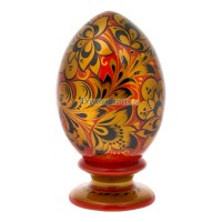Яйцо с подставкой (хохлома)