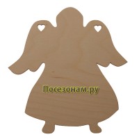 Фигурка плоская из фанеры "Ангел-1" (подвес)