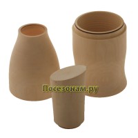 Деревянная заготовка футляра для бутылки объем 0,5 литра