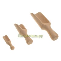 Деревянный совочек для специй (различные размеры)