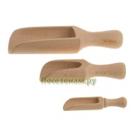 Деревянный совочек для специй (различные размеры)